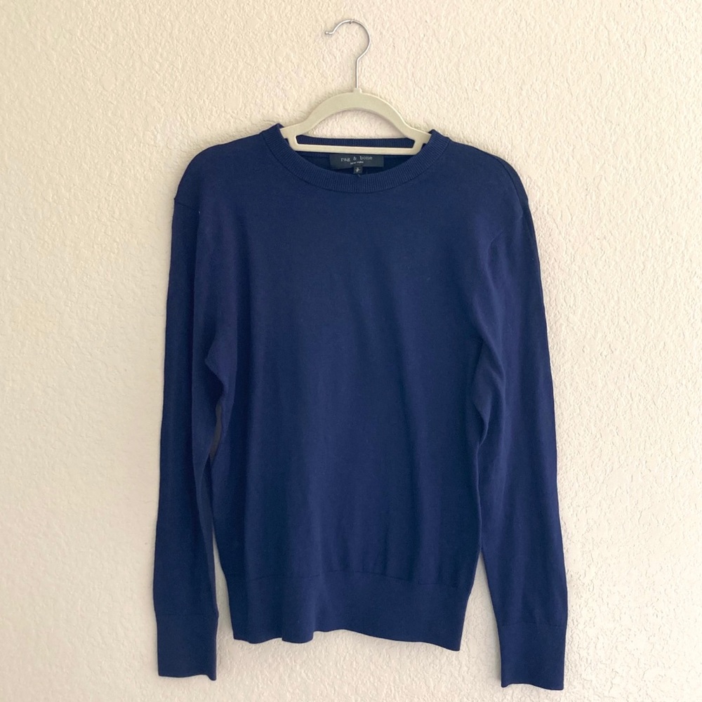 Rag & Bone Pullover — Navy